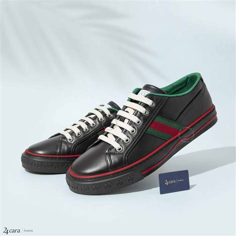 tenis mas baratos de gucci|gucci tennis 1977 black.